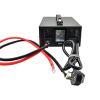 Chargeur de batterie électrique pour chariot élévateur 24V-72V 3300W durable en aluminium avec adaptateurs 100A-35A pour batteries lithium-ion – Vente en gros