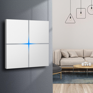 Bảng Vật Liệu Kim Loại Nhôm Bền Cao Cấp Phổ Biến Mới Công Tắc Cảm Ứng Đèn Knx Cho Bộ Điều Nhiệt/Làm Mờ/Màn Trập/Cảnh/L - Product Image 1