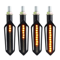 Feu arrière de moto clignotants indicateur de débit Led feu stop double couleur interrupteur séquentiel arrière Led ampoule pour moto