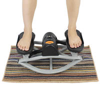 Mini stepper numérique LCD en acier avec compteur de calories, scanner, minuteur, machine latérale, cordes de traction, pour tapis de gym à domicile, cardio