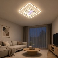 Plafonnier LED carré Magpie sans scintillement, 3 couleurs réglables, CRI 80, éclairage encastré, protection des yeux, économie d'énergie, longue durée de vie