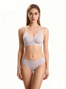 Ensemble de <span class=keywords><strong>soutien</strong></span>-<span class=keywords><strong>gorge</strong></span> bikini push-up sur mesure, nouveau style, sans armatures, design sexy uni - Product Image 1