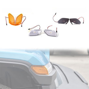 Accessoires tout-terrain pour voiture LUMA 4x4, garde-boue en plastique ABS, éclairage latéral 68297664AD pour Jeep Wrangler <span class=keywords><strong>JL</strong></span> 2018+ JT Gladiator - Product Image 1