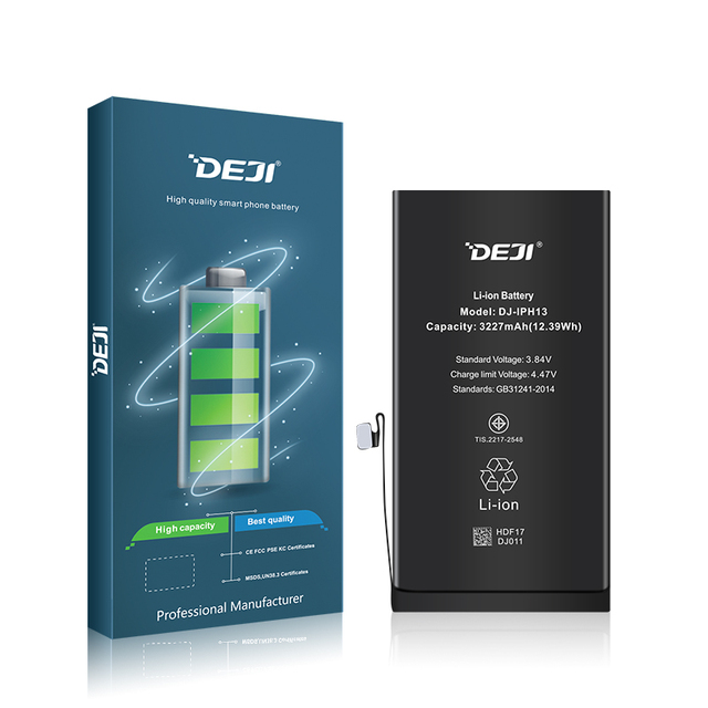 DEJI 100% Tested 0 Cycles Replacement Cell Phone Li-ion Battery for iPhone 13