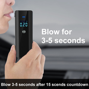 WGSensor AT188 Alkoholtester mit Halbleitersensor zur Erkennung von Alkohol im Blut bei der Fahrerführung Schwarz - Product Image 4