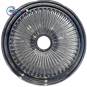 ล้อแม็กซ์โครเมียมขนาด 13/14 นิ้ว 100/72 ซี่ลวด ขอบ 5x114.3 - Product Image 4