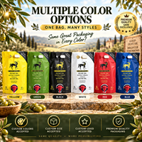 Pochettes Doypack jetables 1L 2L 3L 5L pour boissons chaudes, jus de fruits, vin, avec valve papillon, imprimées en héliogravure, laminées PET/AL/NY/PE