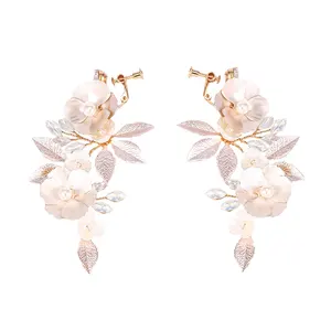 VENRAS wholesale More Styles Drop Earrings Rhinestone Crystal Accessories Wedding bridal Earring Trendy Fashion Jewelry