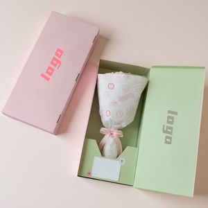 Paquete de regalo de lujo personalizado al por mayor, caja de papel plegable, caja rígida de flores plegable, caja de cosméticos para compras, producto para el cuidado de la piel - Product Image 3