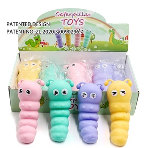 Giocattolo Antistress a Forma di Verme in Gomma TPR Riempito di Colla-Sabbia, Regalo Promozionale Brevettato, Morbido ed Elastico a Lenta Risalita, Certificato EN71 ASTM - Product Image 4