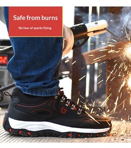 Chaussures <span class=keywords><strong>de</strong></span> <span class=keywords><strong>sécurité</strong></span> antidérapantes à embout d'acier <span class=keywords><strong>de</strong></span> haute qualité pour femmes, taille 6.5, semelle en caoutchouc, <span class=keywords><strong>tendance</strong></span>, pour le travail en extérieur, protection optimale des pieds - Product Image 4