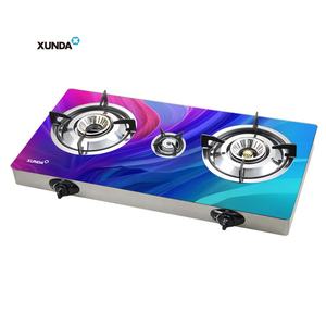 Xunda grande apparecchio da cucina in vetro temperato piano cottura <span class=keywords><strong>A</strong></span> <span class=keywords><strong>Gas</strong></span> 3 fornelli <span class=keywords><strong>A</strong></span> <span class=keywords><strong>Gas</strong></span> stufa Estufas <span class=keywords><strong>A</strong></span> <span class=keywords><strong>Gas</strong></span> - Product Image 1