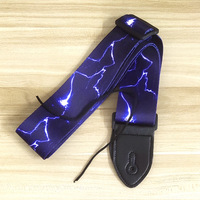 Sangle de guitare de style ethnique élargie pour guitare acoustique et électrique, en polyester imprimé, vente directe