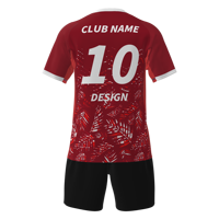 Jersey Tim Sepak Bola AC Garis Merah dan Hitam Kualitas Thailand, Grosir Pabrik, Dapat Disesuaikan