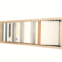 Présentoir mural léger en zinc pour échantillons de portes d'armoires, idéal pour toute la maison, prix compétitif