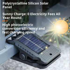Solar <b>Led</b> Headlamps Retro Multifunctional Waterproof Portable High Sensitive Control for Car & Outdoor Use - Product Image 1