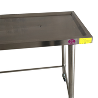 Chariot mortuaire Custom Sheet Metal Roundfin RD-801S pour morgue et funérailles