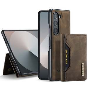 Custodia per telefono con porta carte magnetico compatibile con M2 per <span class=keywords><strong>Z</strong></span> Fold7/<span class=keywords><strong>Z</strong></span> Fold6, fatta a mano, con forte attrazione magnetica e porta carte separabile - Product Image 5