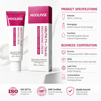 Crème à l'Arbutine 7% + Acide Tranexamique 4% 70 000ppm Arbutine 40 000ppm TXA Niacinamide Glutathion Taches Brunes et Taches de Rousseur
