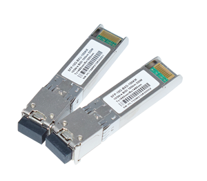 BIDI 10G WDM SMF ricetrasmettitore ottico SFP + 100KM Tx1550nm/Rx1490nm con ricetrasmettitori in fibra ottica LC per reti FTTH