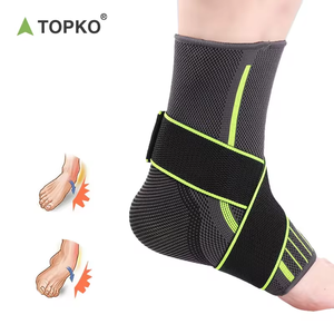 TOPKO Deportes Compresión Elástica <span class=keywords><strong>Tobillo</strong></span> Correa Mangas <span class=keywords><strong>Tobillo</strong></span> Envoltura Soporte <span class=keywords><strong>Tobillera</strong></span> - Product Image 5
