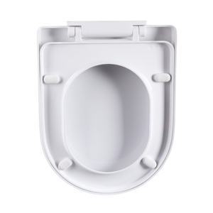 Siège de toilette en PP pas cher pour WC, couvercle de siège en forme de U, fermeture douce, pour le marché américain, norme américaine, 100% PP - Product Image 5