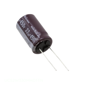 Condensateur radial traversant 33 µF UCS2W330MHD1TN en aluminium 33 µF 20 % 450 V - Product Image 1