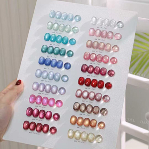 Wholesale 60 Colors UV Cat Eye <b>Gel</b> Polish <b>Set</b> Magnetic <b>Nail</b> Art <b>Gel</b> with Display Board for Salon - Product Image 6
