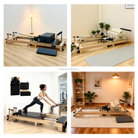 Équipement d'entraînement Pilates Reformer pliable de haute qualité pour usage domestique, personnalisable, pliable et écologique