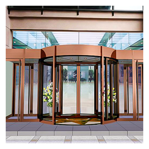 Ingresso Hotel <span class=keywords><strong>a</strong></span> due lembi <span class=keywords><strong>a</strong></span> tre lembi porta girevole Antomatic di lusso moderno - Product Image 1