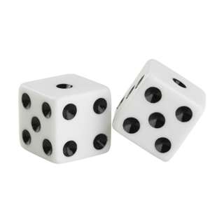 מפעל מותאם אישית סיטונאי שקיפות סטנדרטי גודל קוביות משחק חתיכות עבור לוח משחקים - Product Image 3