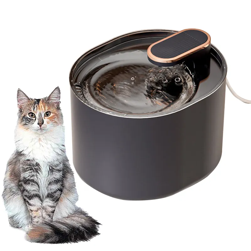 Dispenser air hewan peliharaan, air mancur minum kucing otomatis 3l anjing kucing pintar hewan peliharaan dengan Filter