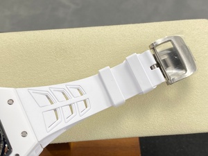 นาฬิกาคุณภาพสูงจากโรงงาน ZF รุ่น RM-055 V3 หน้าปัดเปลือย สายยางสีขาว กลไก RMUL2 ตัวเรือนเซรามิก สายนาฬิกายาง - Product Image 3