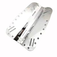 Plaque dorsale de plongée OEM personnalisée en aluminium/acier inoxydable certifiée ISO9001 pour usinage, découpe laser, électroérosion à fil, brochage et tôlerie