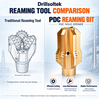 2026 Drillsoltek Drillsoltek PDC Hole Opener Fixed Cutter Reaming Bit untuk Pembesaran Lubang Bor
