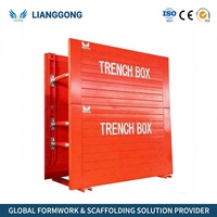 Système de soutènement de tranchées en acier moderne Lianggong avec blindage pour la construction, fabriqué en Chine