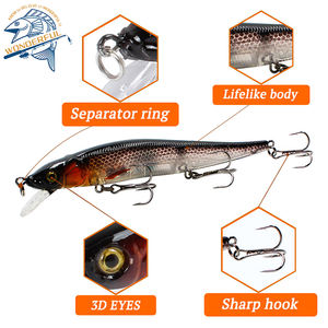 Esca da pesca di fabbrica di alta qualità 11.5cm / 14g esche da pesca per pallide Chub,Bass,Pikes,<span class=keywords><strong>Yellow</strong></span> Check Carp - Product Image 4