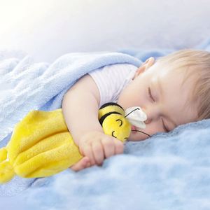 Doudou Abeille pour Bébés, Couverture de Sécurité Douce, Jouet Réconfortant, Couverture en Peluche - Product Image 5