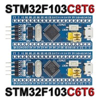 Placa de sistema mínima STM32F103C6T6 STM32F103C8T6 Placa de aprendizaje MCU Placa de desarrollo ARM