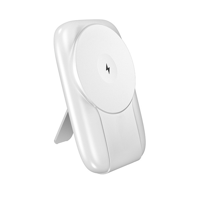 Build in Cable Wireless Magnetic Power Bank 5000mah Phone Stand Power Bank Support 15w Wireless Charge and 22.5w Wired Charge