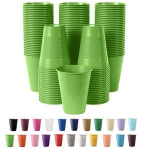 Gobelets en plastique vert de 16 oz, parfaits pour la Coupe du Monde, les soirées de regardage, les bars sportifs, les célébrations des fans - Product Image 1
