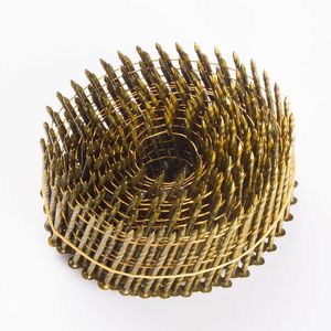 Yellow Vinyl <strong>Clavo</strong> 2.5x50mm /2 ''x.099'' Roofing Coil Nail - Product Image 3