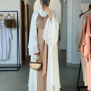 Abito Abaya musulmano da donna Plus Size Abaya Ramadan Hijab Dubai turchia Islam caftano Eid Longue Musulmane Abaya abbigliamento islamico