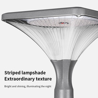 Lampadaire solaire LED extérieur de haute qualité 30W IP65 pour aménagement paysager, jardin et rue