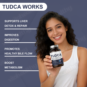 Vitahealthy OEM/ODM Prix de Gros Capsules de <span class=keywords><strong>TUDCA</strong></span> 1200MG <span class=keywords><strong>TUDCA</strong></span> Pur par Portion pour le Soutien du Foie et de l'Immunité Capsules de <span class=keywords><strong>TUDCA</strong></span> - Product Image 4