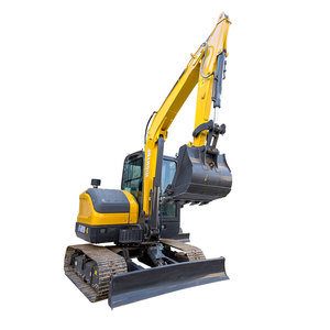 Mini-excavatrice sur chenilles de 7 tonnes, pelle hydraulique certifiée CE, compacte pour l'agriculture, l'aménagement paysager et la construction - Product Image 6