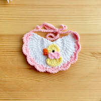 KIVA Bavoir en coton style printemps pour chiot/chat, fait main au crochet, pour chiens/chats, mignon, pour la décoration du cou et les fêtes