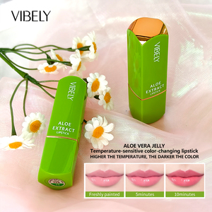 Lipstik Jelly 7 Warna Tahan Lama Pelembab Bibir Bergizi <span class=keywords><strong>Lip</strong></span> Balm Pengubah Warna Bibir Ajaib Sesuai Suhu - Product Image 6