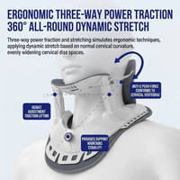 Dispositif de traction cervicale ergonomique, attelle gonflable pour le cou, soulagement de la douleur cervicale, correction de la posture, certifié CE classe II