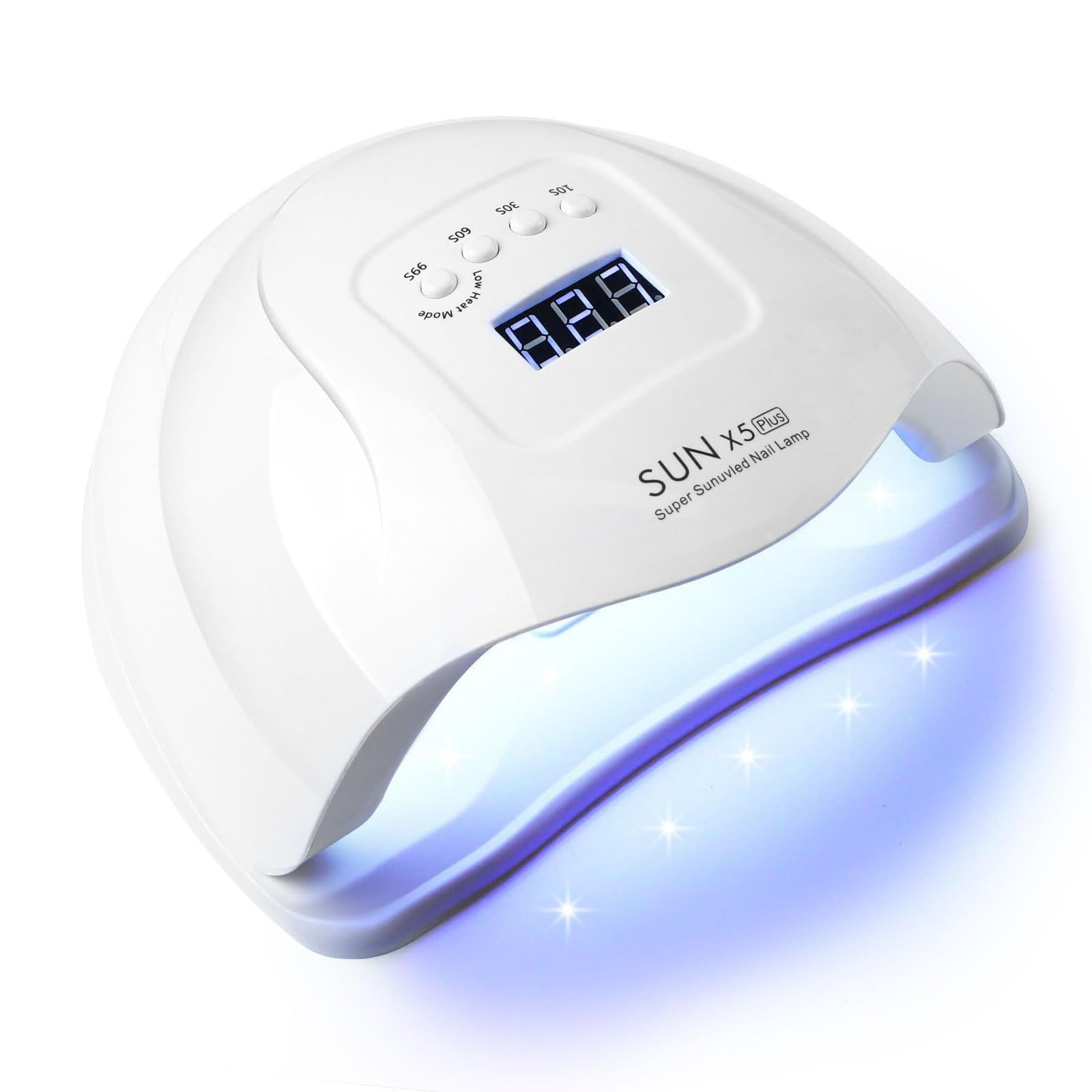 Nail Lamp UV Light Fast Speed Dry Gel Curing 4 Timer Touch Auto Sensor Screen LCD Display Screen Gel Polish Dryer Nails Art Home
